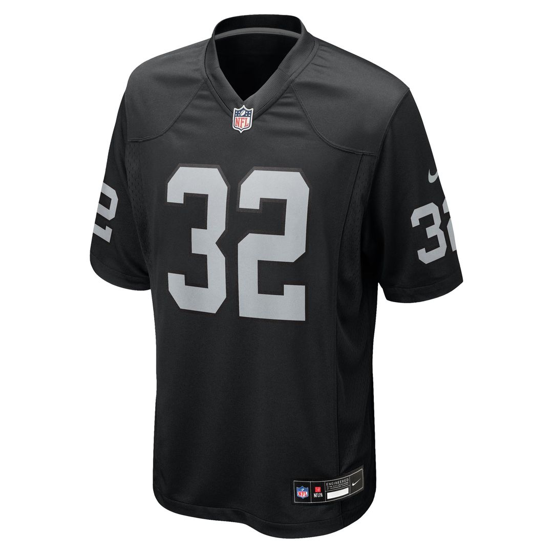 Las Vegas Raiders Marcus Allen Nike Black Game Retired Player Jersey product image 2, provided for visual reference and