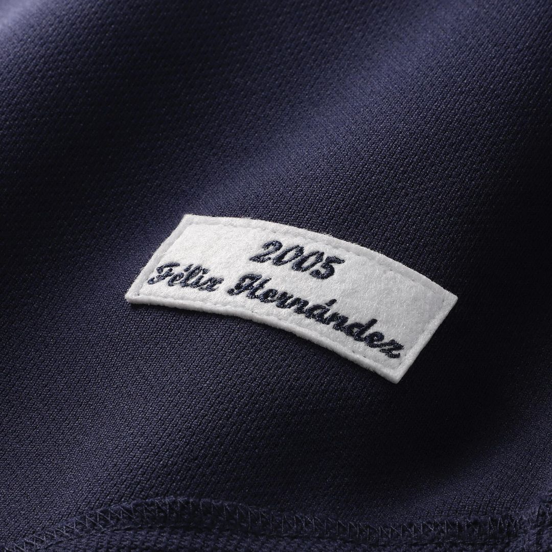 Seattle Mariners Felix Hernandez Mitchell & Ness Navy Cooperstown Collection Batting Practice Jersey product image 6,