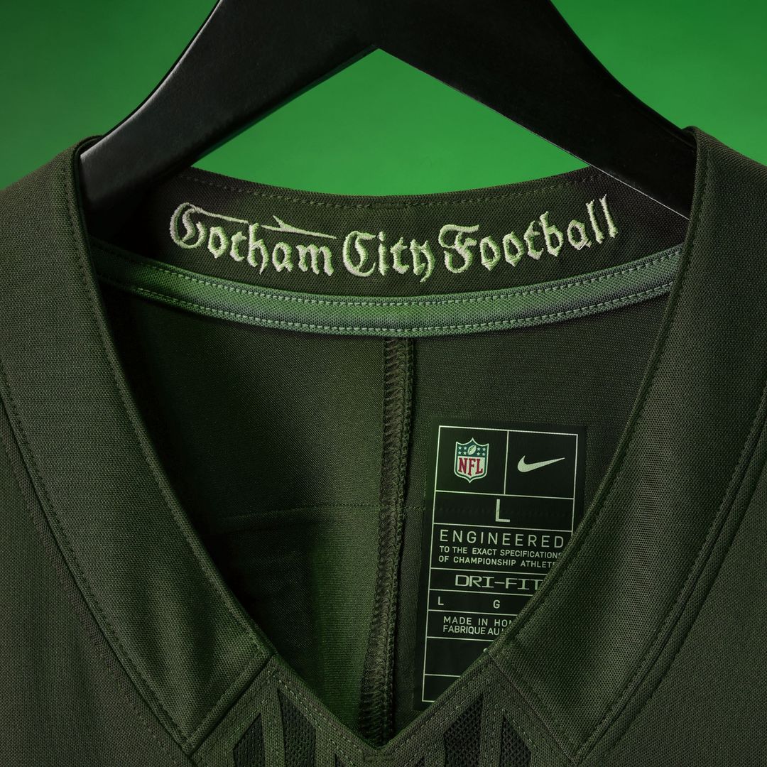 New York Jets Joe Namath Nike Green Rivalries Collection Stitched Limited Jersey product image 4, provided for visual