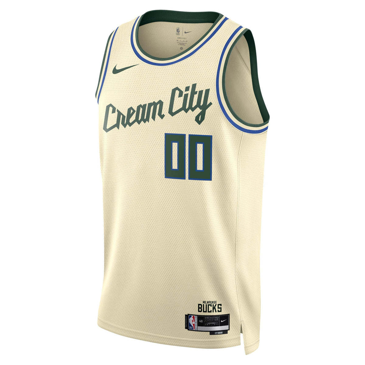 Nike Milwaukee Bucks 2025/26 City Edition Swingman Jersey - Custom - Unisex product image 3, provided for visual reference