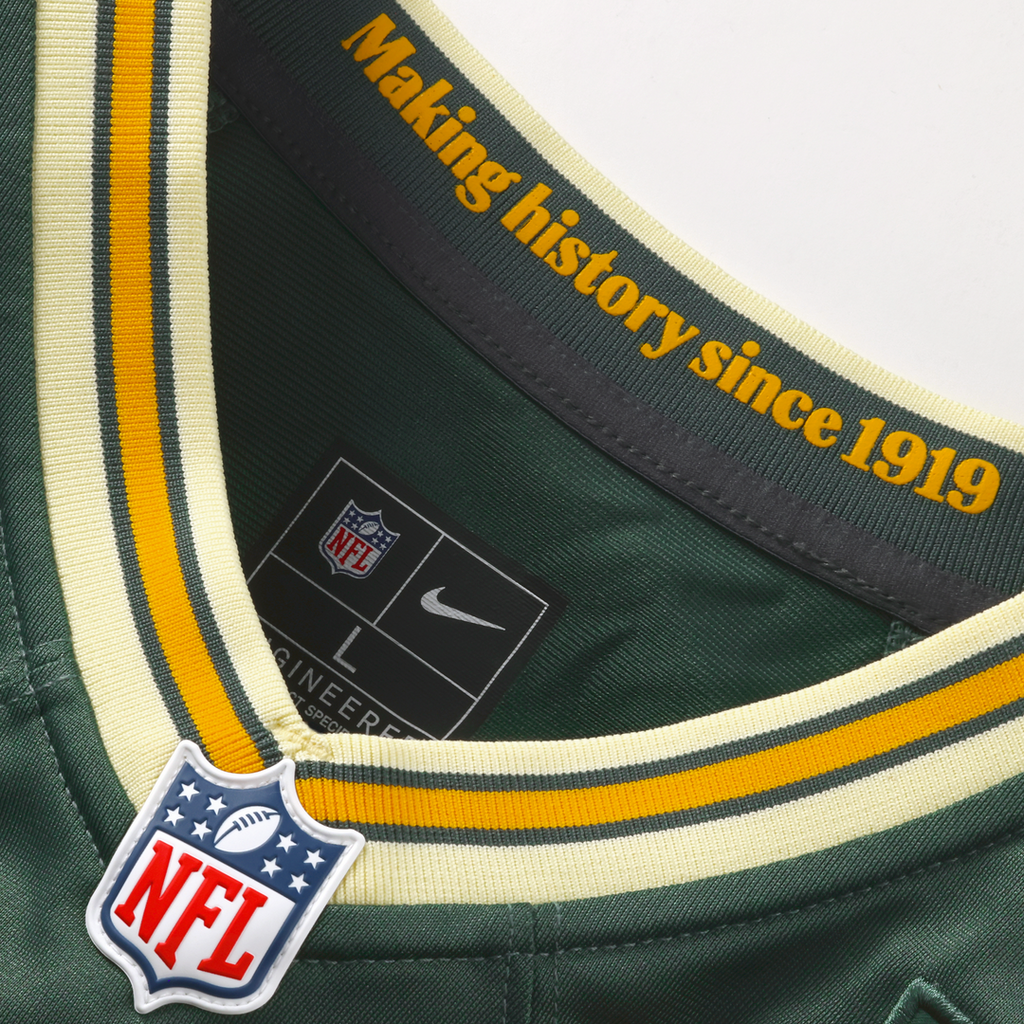 Green Bay Packers Jordan Love Nike Green 2026 Rivalries Collection Game Jersey product image 14, provided for visual