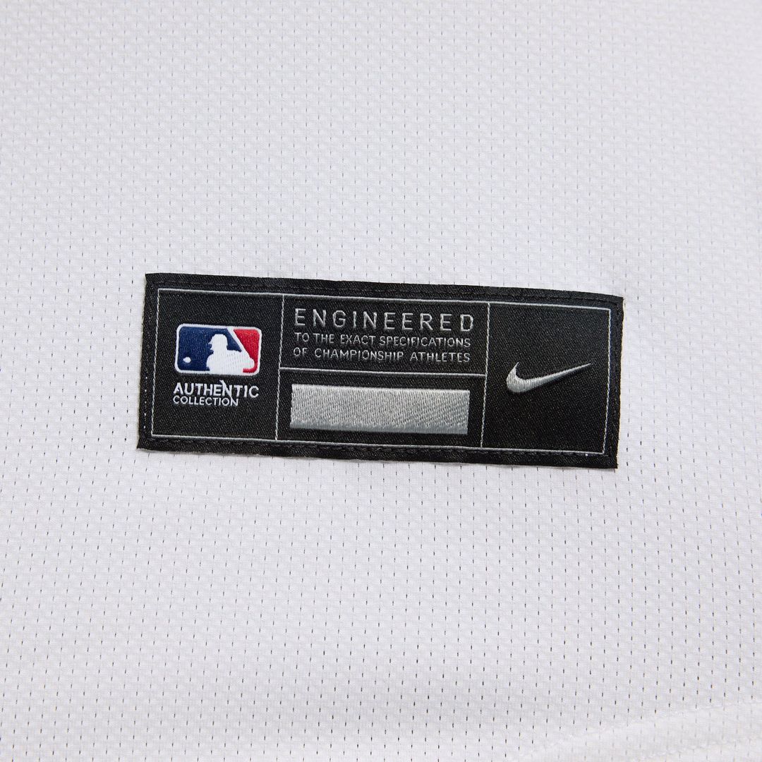 Miami Marlins Nike White Home Elite Jersey product image 15, provided for visual reference and product detail review