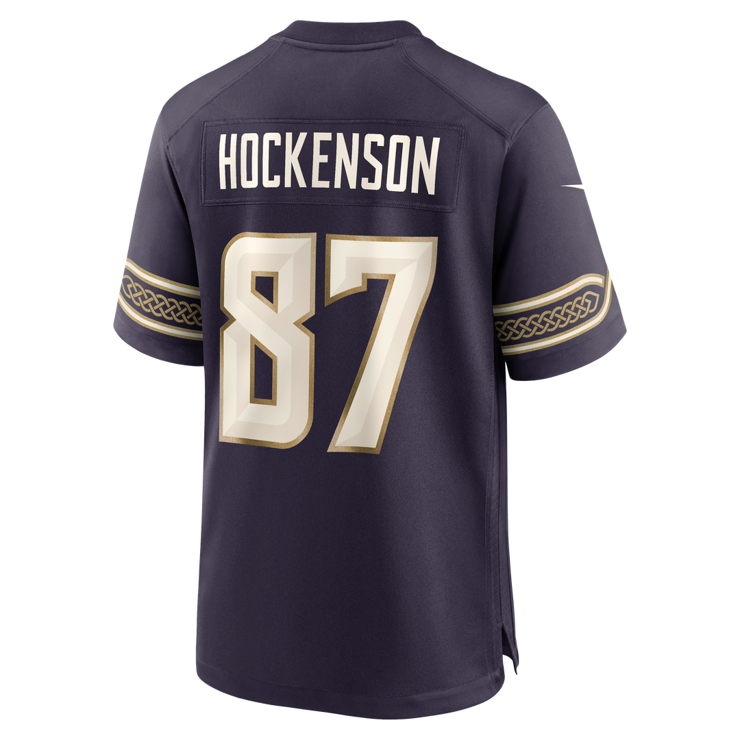 Minnesota Vikings T.J. Hockenson Nike Purple 2026 Rivalries Collection Game Jersey product image 7, provided for visual