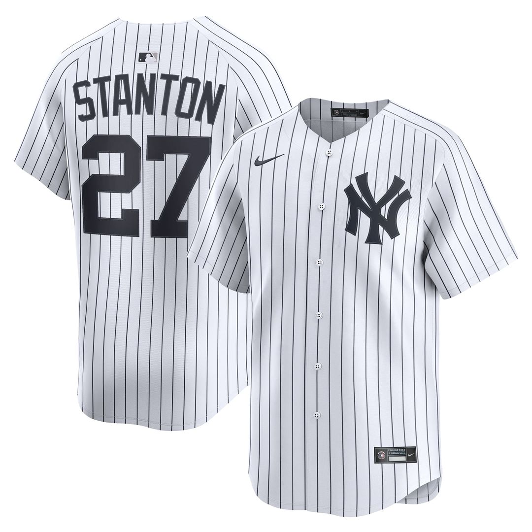 New York Yankees Giancarlo Stanton Nike Gray Road Limited Jersey product image 7, provided for visual reference and product