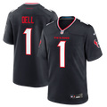 Houston Texans Tank Dell Nike Navy Team Game Jersey product image 1, provided for visual reference and product detail review