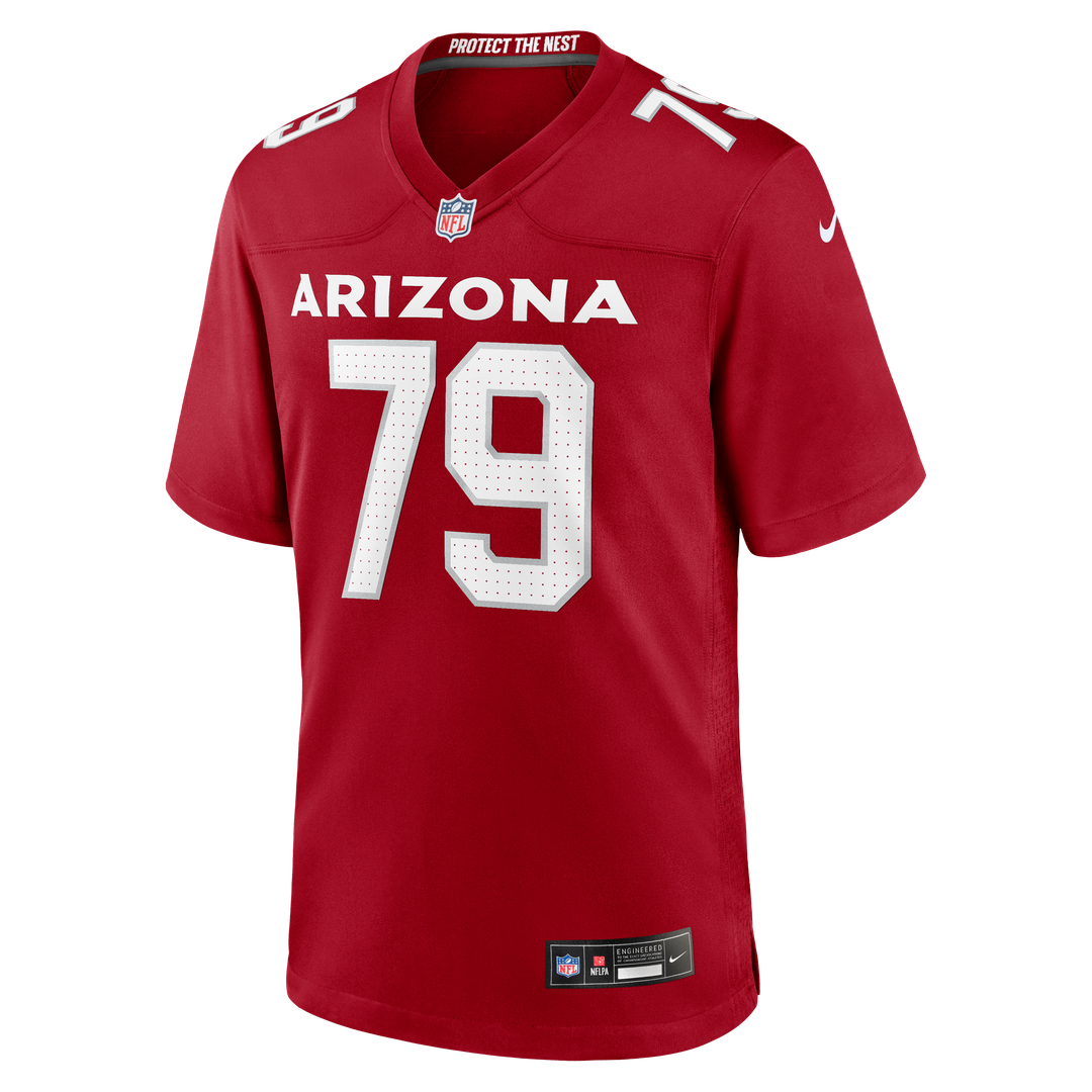 Arizona Cardinals PJ Mustipher Nike Cardinal Team Game Jersey product image 2, provided for visual reference and product