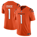 Cincinnati Bengals Ja'Marr Chase Nike Orange Alternate Vapor F.U.S.E. Stitched Limited Jersey product image 1, provided for