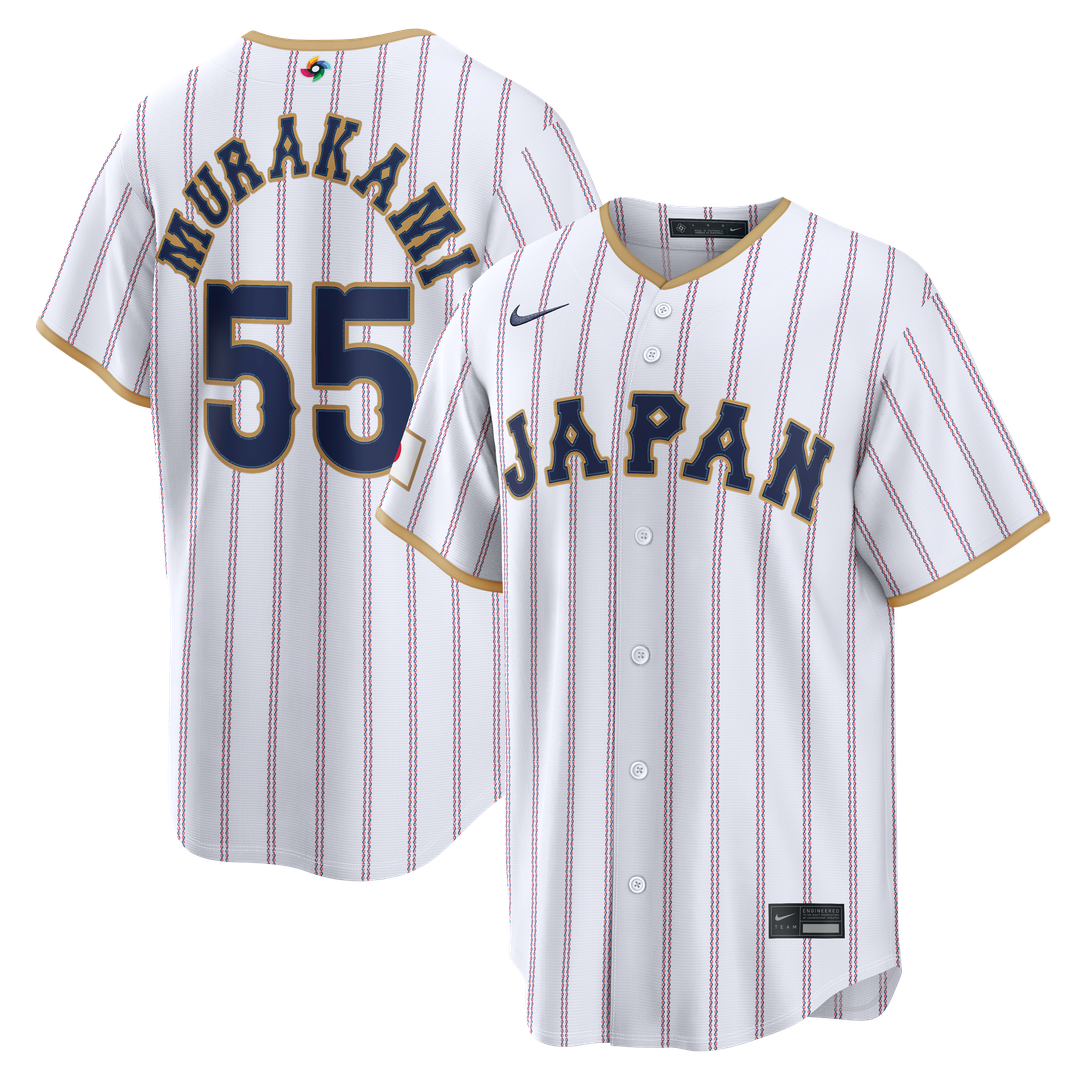 Japan Baseball Munetaka Murakami Nike White 2026 World Baseball Classic Home Stadium Jersey product image 1, provided for