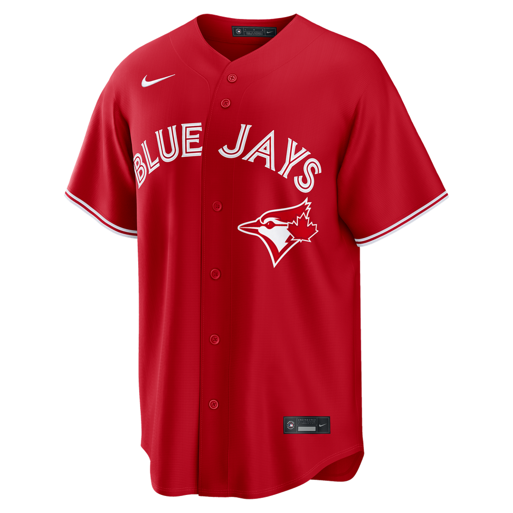 Toronto Blue Jays Vladimir Guerrero Jr. Nike Red Canada Day Replica Jersey product image 2, provided for visual reference