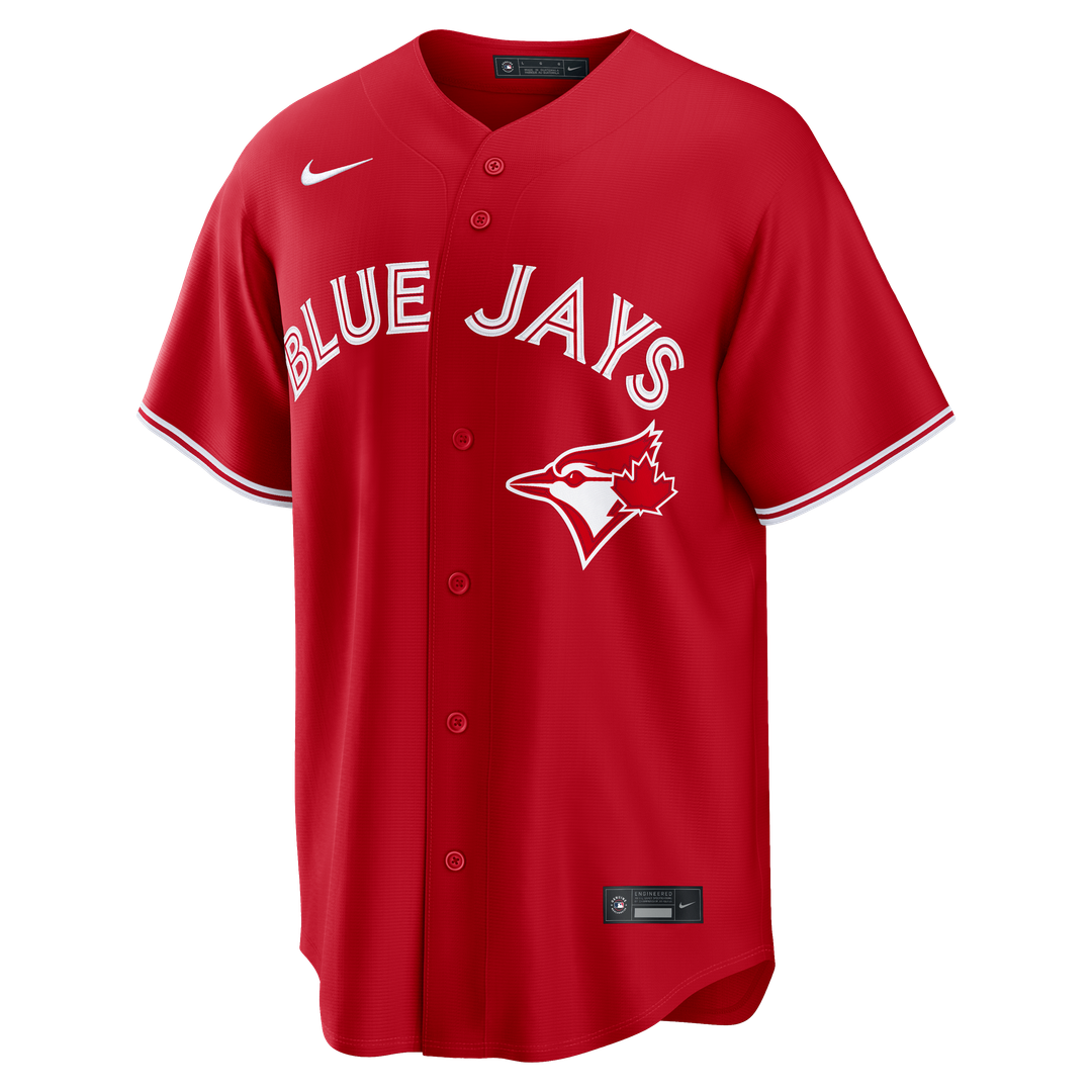 Toronto Blue Jays Vladimir Guerrero Jr. Nike Red Canada Day Replica Jersey product image 2, provided for visual reference