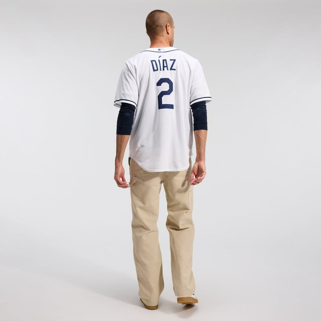 Tampa Bay Rays Yandy Díaz Nike White Home Replica Jersey product image 5, provided for visual reference and product detail