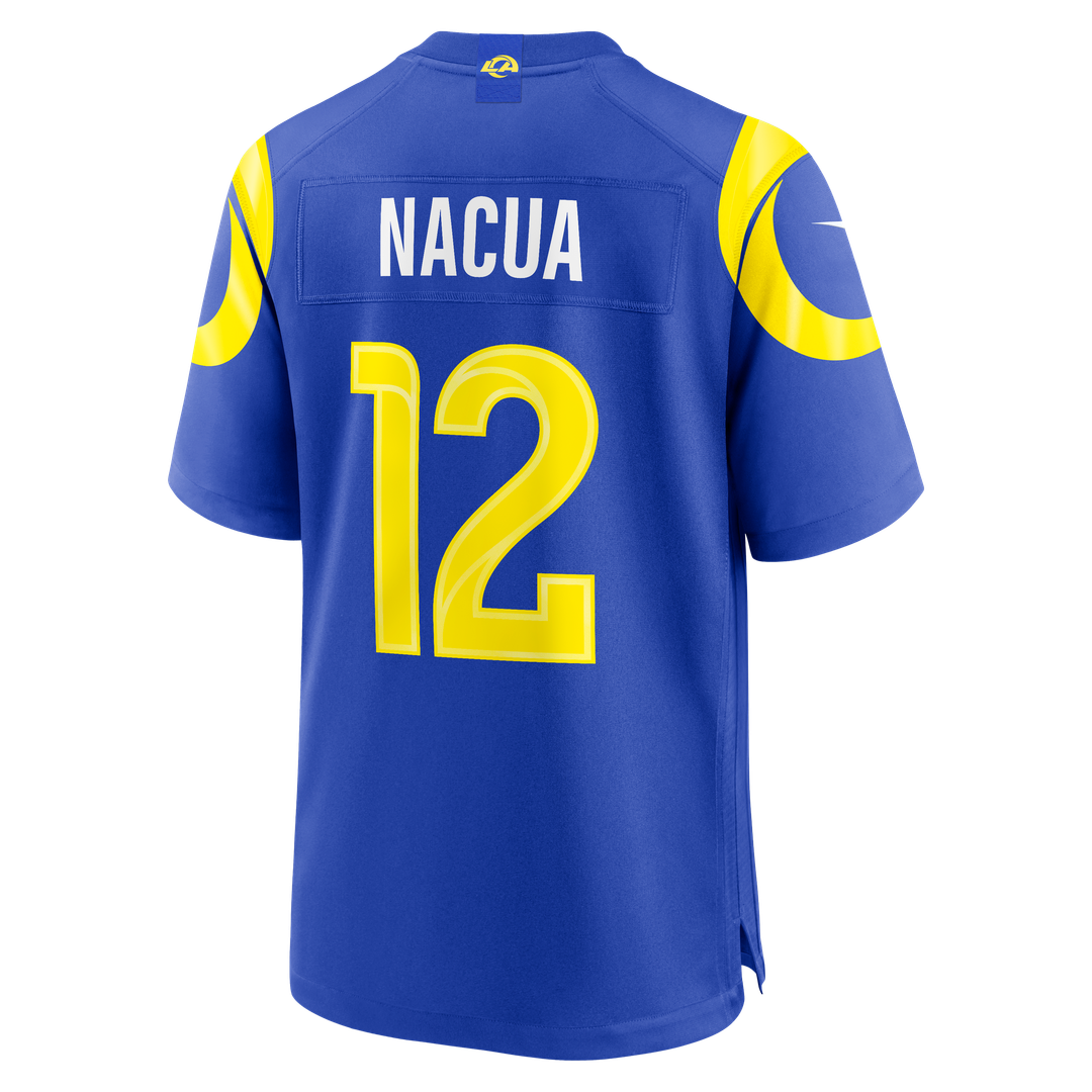 Los Angeles Rams Puka Nacua Nike Royal Team Game Player Jersey product image 7, provided for visual reference and product