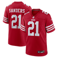 San Francisco 49ers Deion Sanders Nike Scarlet Team Retired Player Game Jersey product image 1, provided for visual