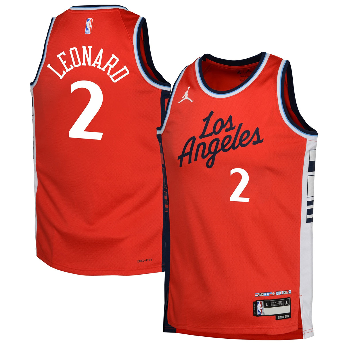 LA Clippers NBA Statement Jersey - Kawhi Leonard - Youth product image 1