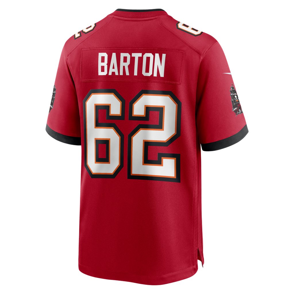 Graham Barton Pick No. 26 Nike Red Player Game Jersey product image 3, provided for visual reference and product detail