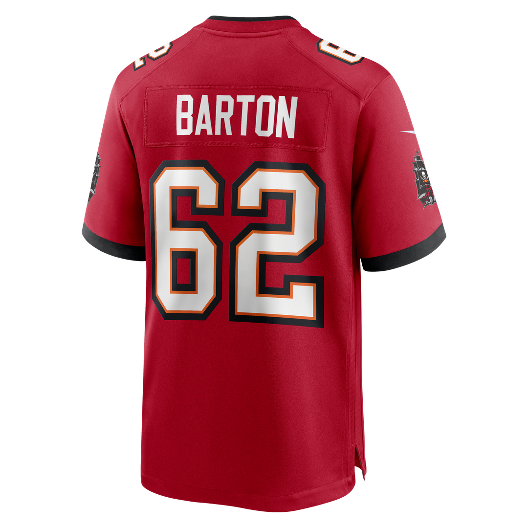 Graham Barton Pick No. 26 Nike Red Player Game Jersey product image 3, provided for visual reference and product detail