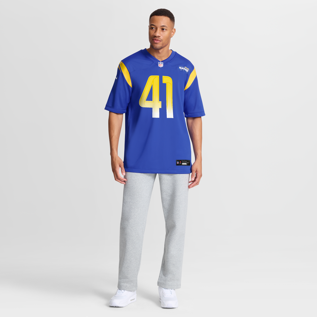 Los Angeles Rams Cameron McCutcheon Nike Royal Game Jersey product image 7, provided for visual reference and product detail