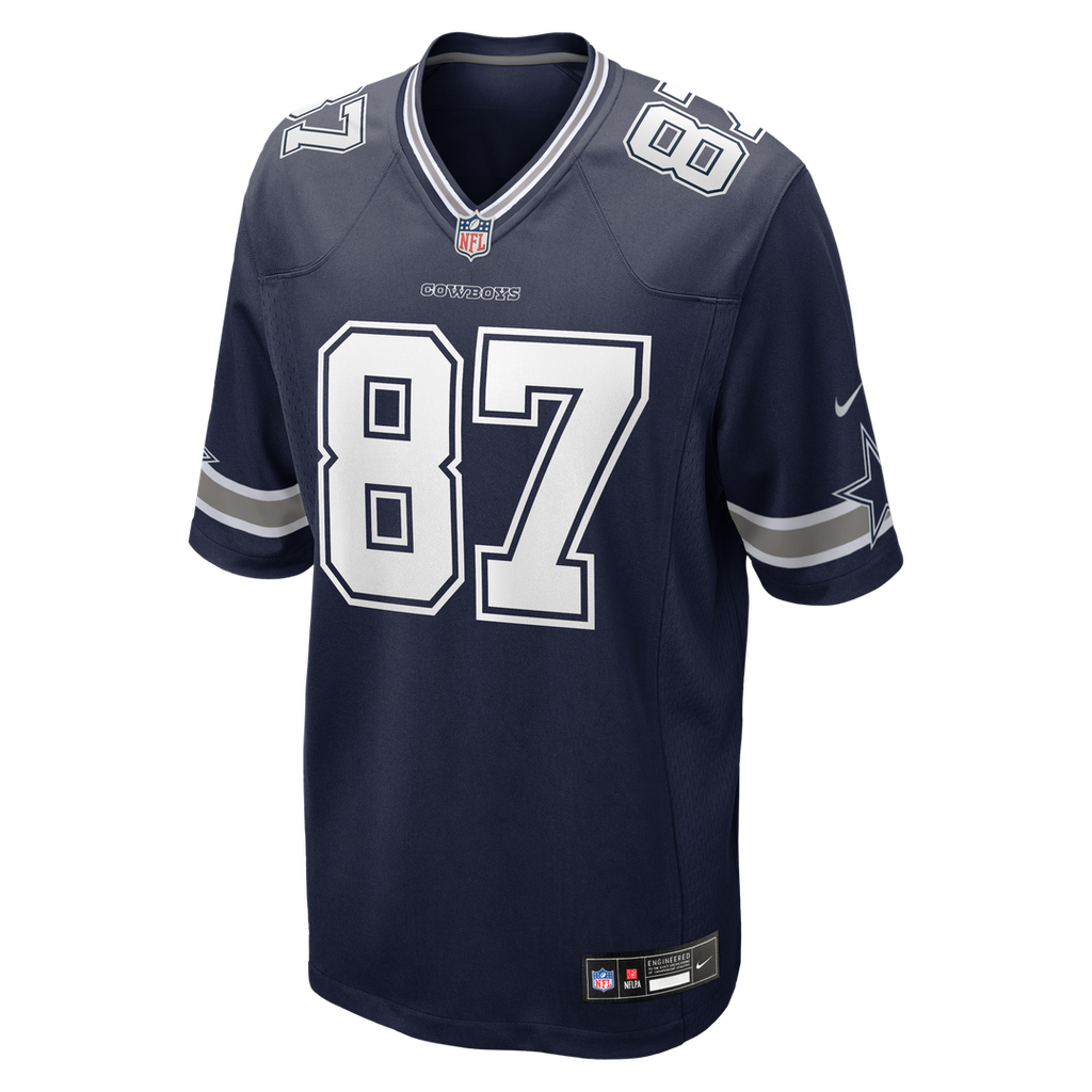 Dallas Cowboys Jake Ferguson Nike Navy Team Game Jersey product image 2, provided for visual reference and product detail