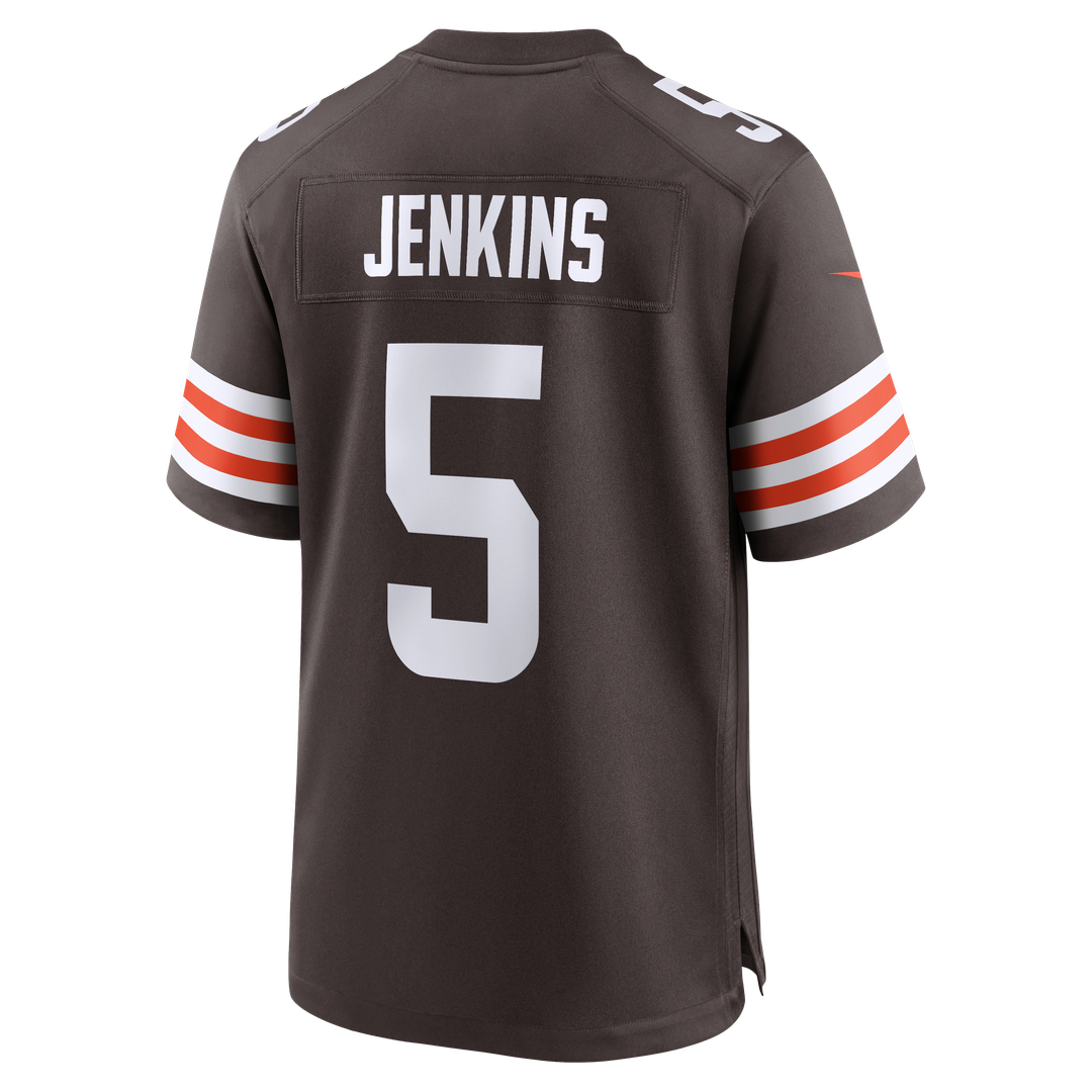 Cleveland Browns Rayshawn Jenkins Nike Brown Team Game Jersey product image 3, provided for visual reference and product