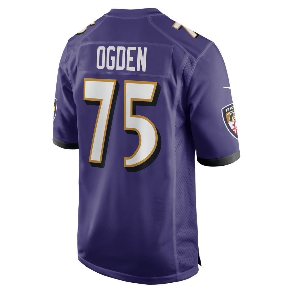 Baltimore Ravens Jonathan Ogden Nike Purple Game Retired Player Jersey product image 3, provided for visual reference and