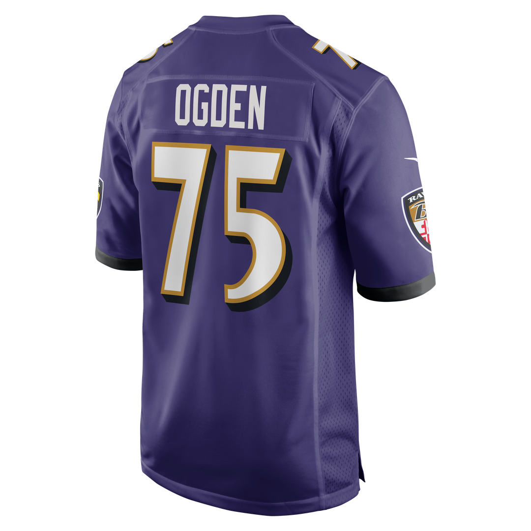 Baltimore Ravens Jonathan Ogden Nike Purple Game Retired Player Jersey product image 3, provided for visual reference and