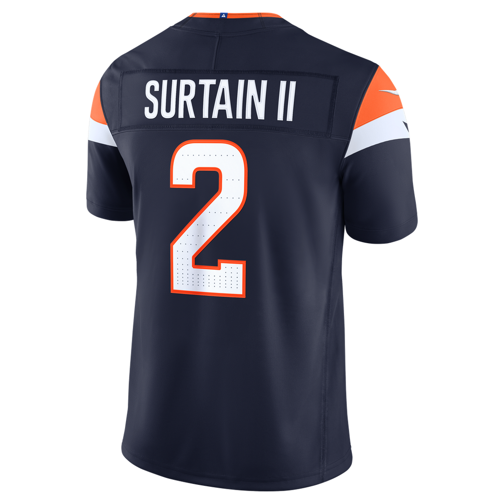 Denver Broncos Pat Surtain II Nike White Vapor F.U.S.E. Stitched Limited Jersey product image 23, provided for visual