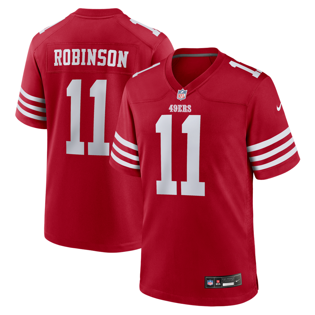 San Francisco 49ers Demarcus Robinson Nike Scarlet Team Game Jersey product image 1, provided for visual reference and