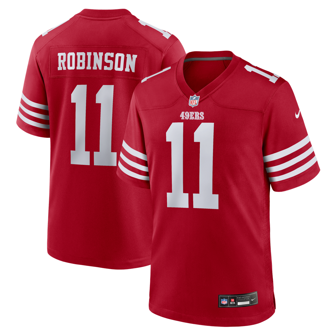 San Francisco 49ers Demarcus Robinson Nike Scarlet Team Game Jersey product image 1, provided for visual reference and