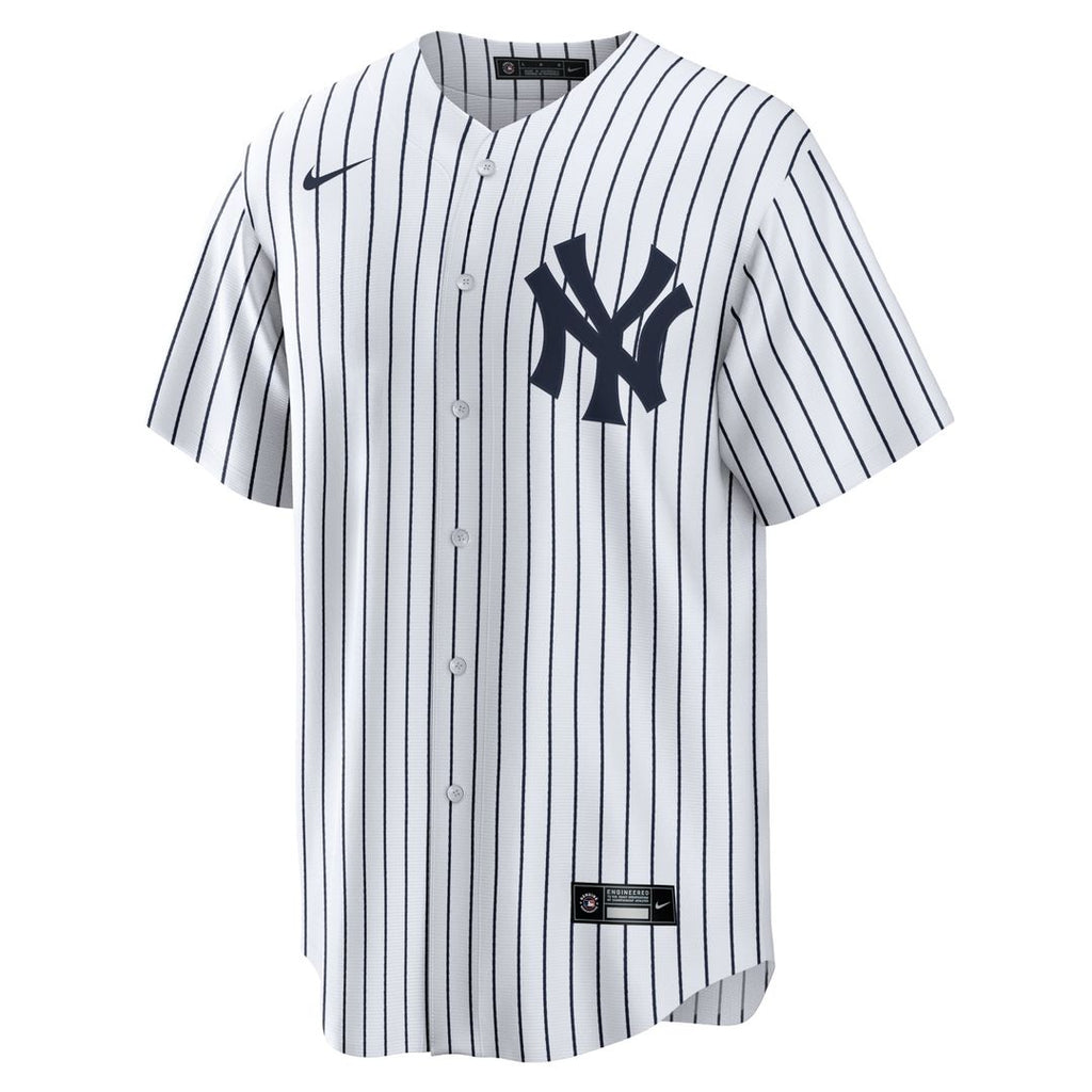 New York Yankees Aaron Judge Nike White Home Replica Jersey product image 2, provided for visual reference and product
