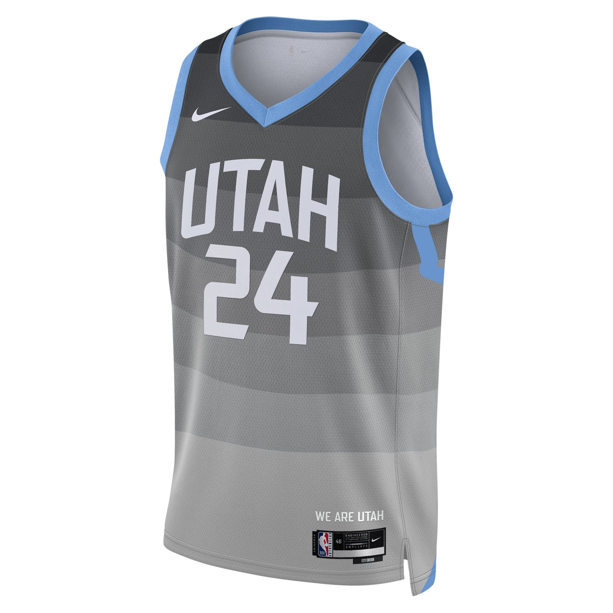 Utah Jazz Nike 2025/26 City Edition Swingman Jersey - Gray - Walker Kessler - Unisex product image 3, provided for visual