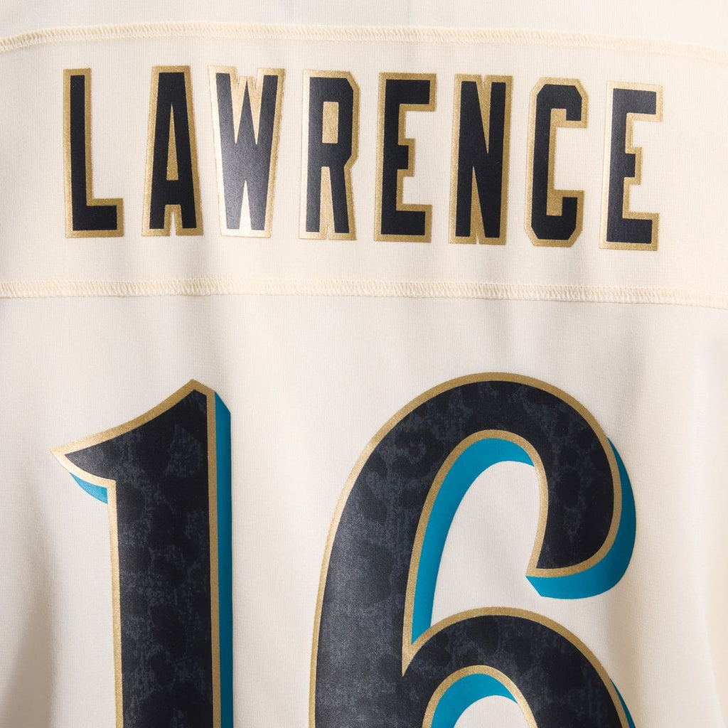 Jacksonville Jaguars Trevor Lawrence Nike Natural 2026 Rivalries Collection Game Jersey product image 18, provided for