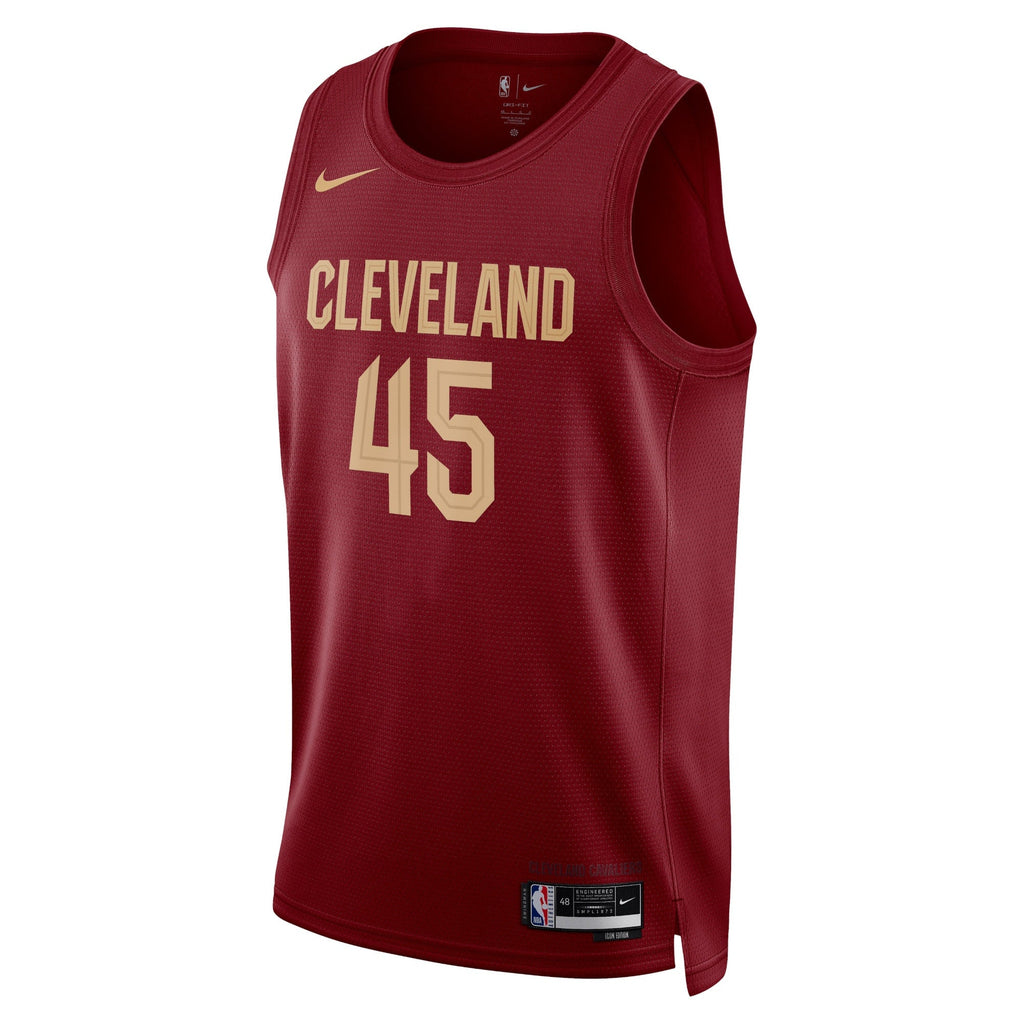 Cleveland Cavaliers Nike Icon Edition Swingman Jersey - Maroon - Donovan Mitchell - Unisex product image 2, provided for