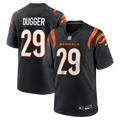 Cincinnati Bengals Kyle Dugger Nike Black Team Game Jersey product image 1, provided for visual reference and product detail