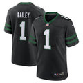 New York Jets David Bailey Nike Legacy Black Alternate Game Player Jersey product image 1, provided for visual reference and