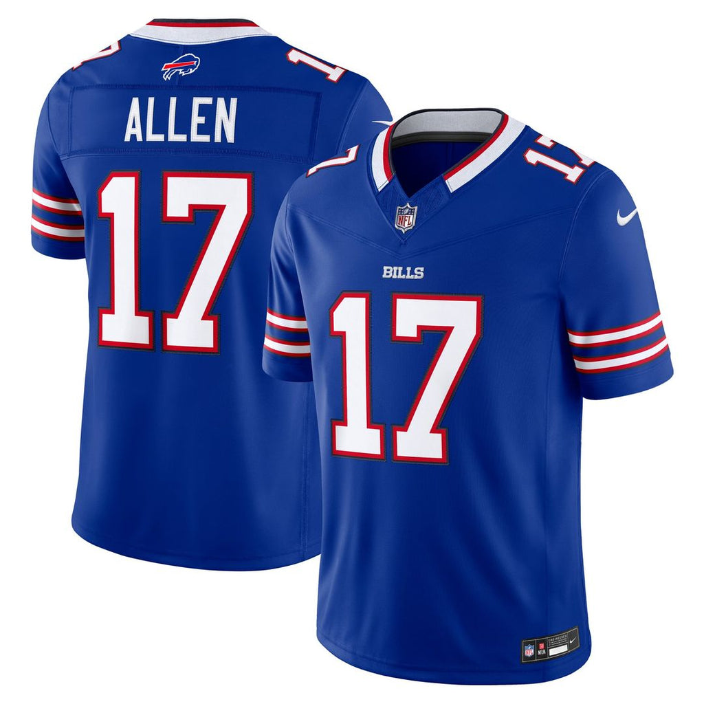 Buffalo Bills Josh Allen Nike White Vapor F.U.S.E. Stitched Limited Jersey product image 13, provided for visual reference