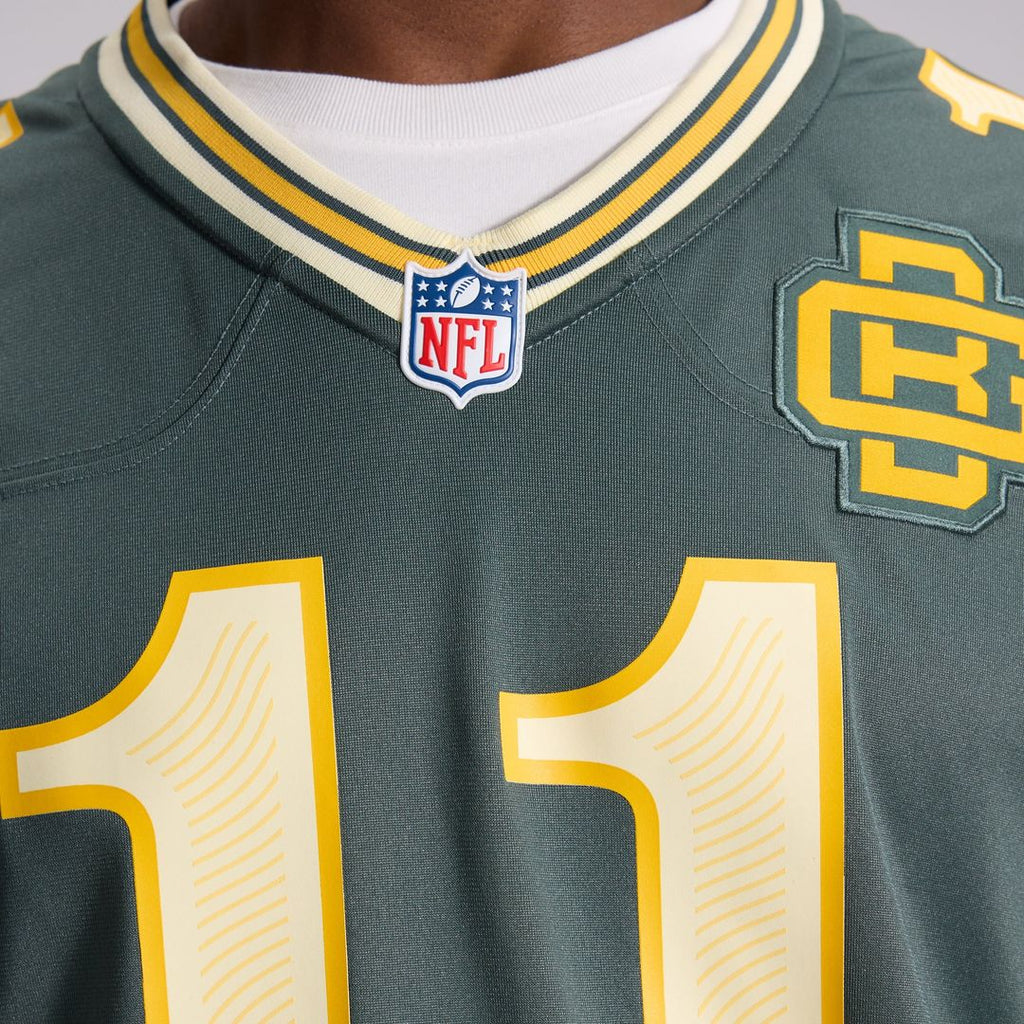 Green Bay Packers Jayden Reed Nike Green 2026 Rivalries Collection Game Jersey product image 10, provided for visual