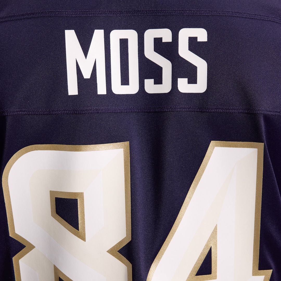 Minnesota Vikings Randy Moss Nike Purple 2026 Rivalries Collection Game Jersey product image 17, provided for visual