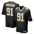 New Orleans Saints Vernon Broughton Nike Black Team Game Jersey product image 1, provided for visual reference and product