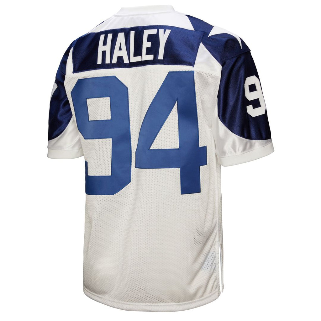 Dallas Cowboys 1994 Charles Haley Mitchell & Ness White Authentic Throwback Retired Player Jersey product image 3, provided