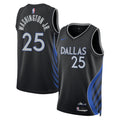 Dallas Mavericks Nike 2025/26 City Edition Swingman Jersey - Black - P.J. Washington Jr. - Unisex product image 1, provided