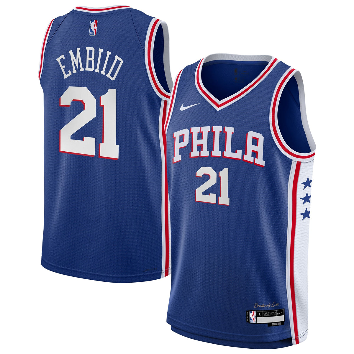 Philadelphia 76ers NBA Icon Swingman Jersey - Joel Embiid product image 2