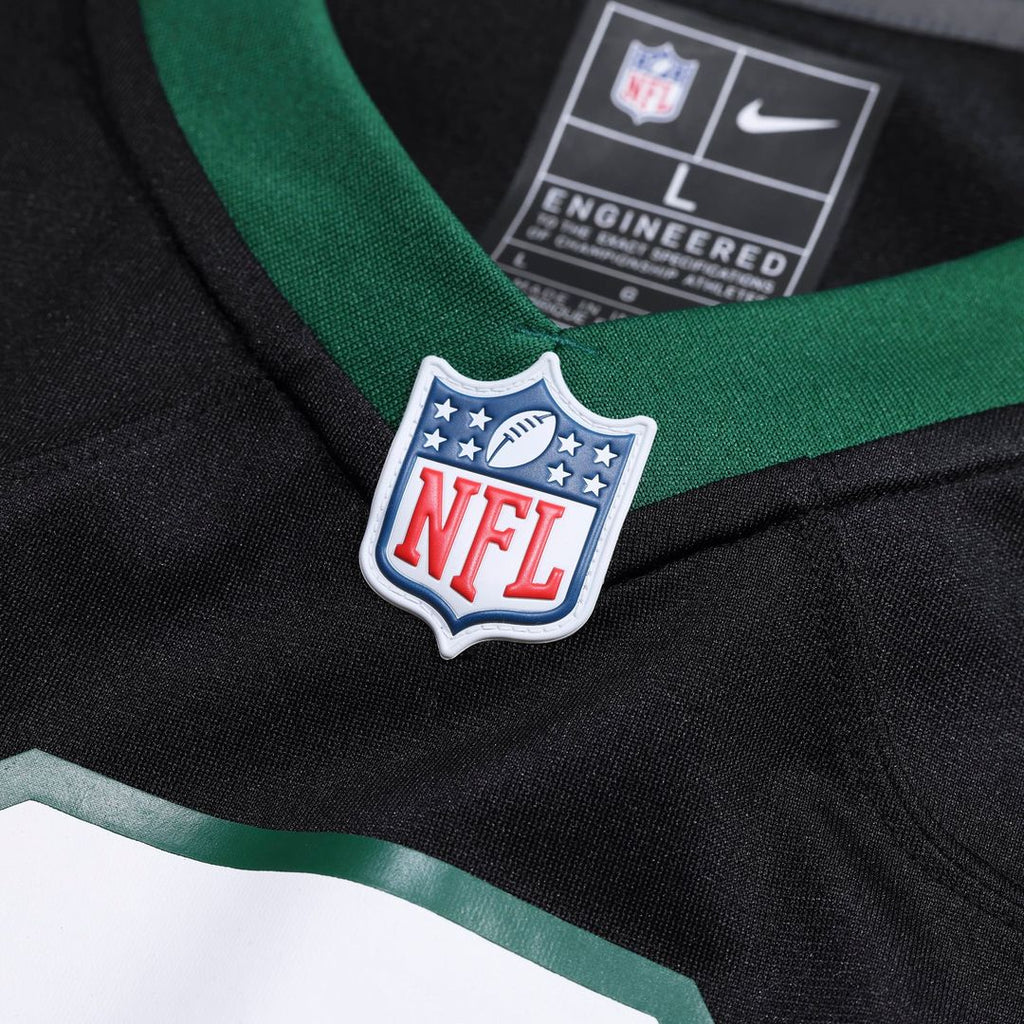 New York Jets David Bailey Nike Legacy Black Alternate Game Player Jersey product image 10, provided for visual reference