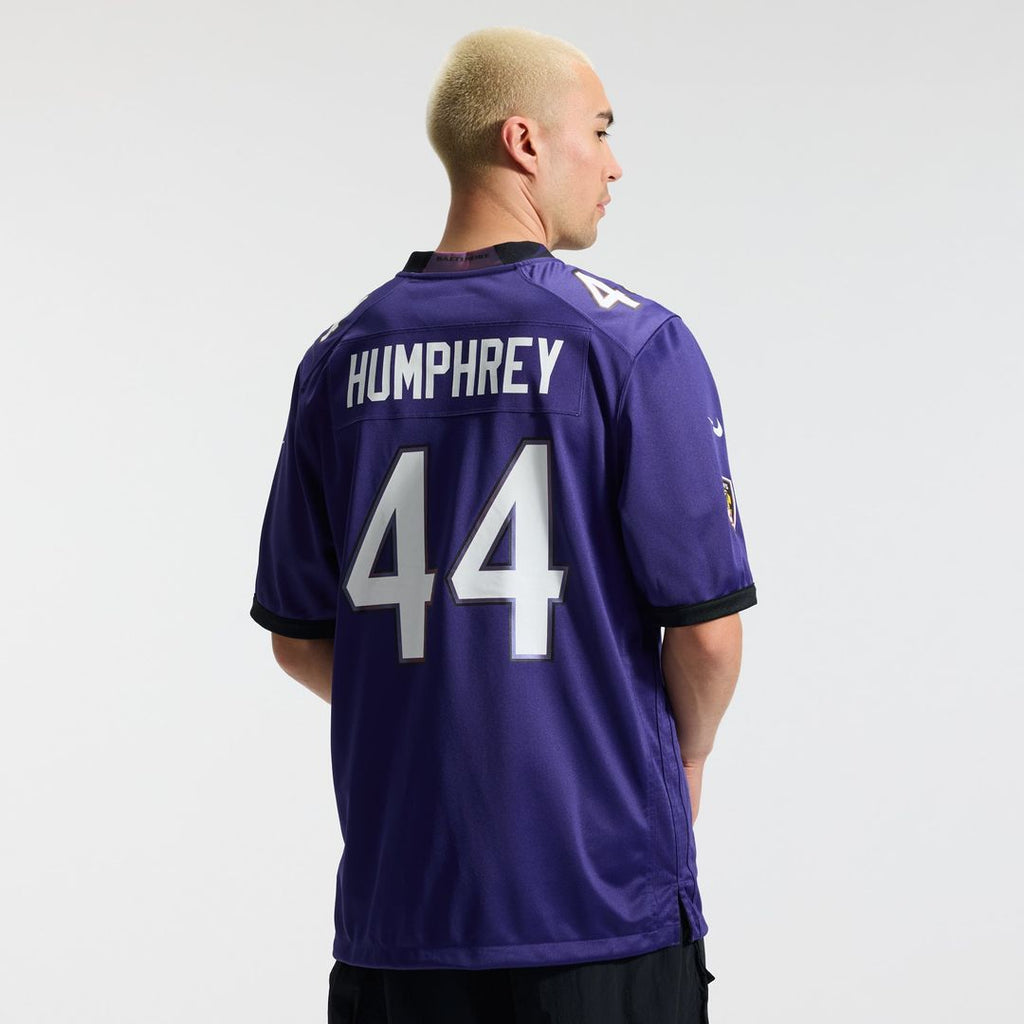 Baltimore Ravens Marlon Humphrey Nike Purple Team Game Jersey product image 16, provided for visual reference and product