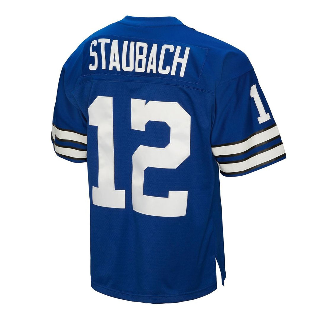 Dallas Cowboys Roger Staubach Mitchell & Ness Royal Legacy Replica Jersey product image 3, provided for visual reference and