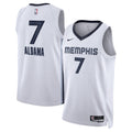 Memphis Grizzlies Nike Association Edition Swingman Jersey - White - Santi Aldama - Unisex product image 1, provided for