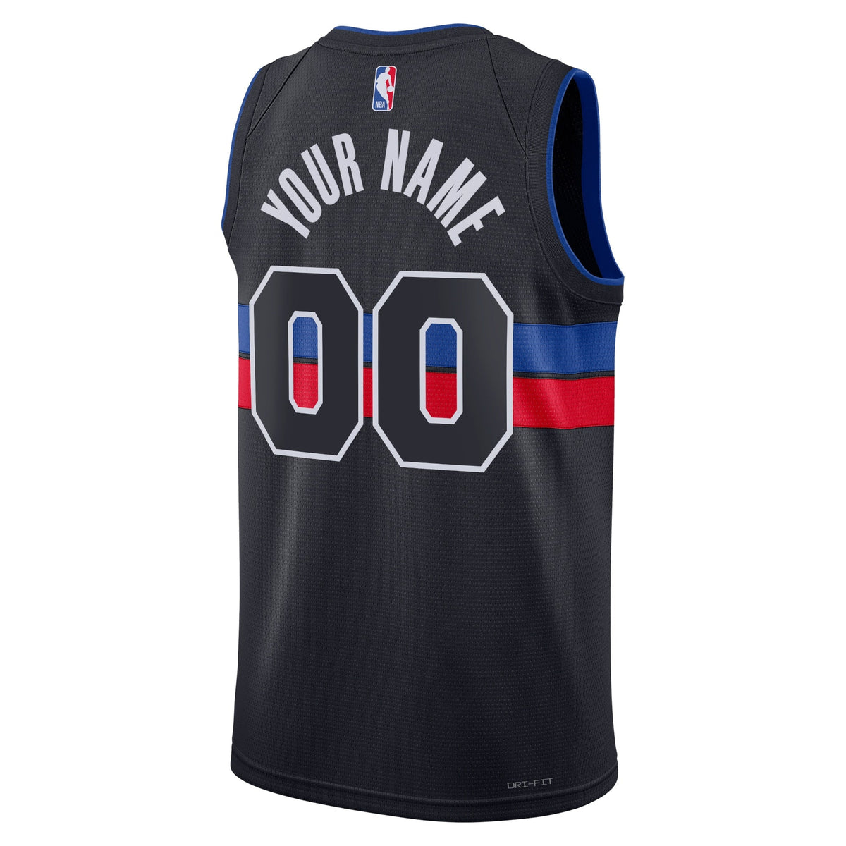 Detroit Pistons Jordan Statement Swingman Jersey - Custom - Unisex product image 3, provided for visual reference and