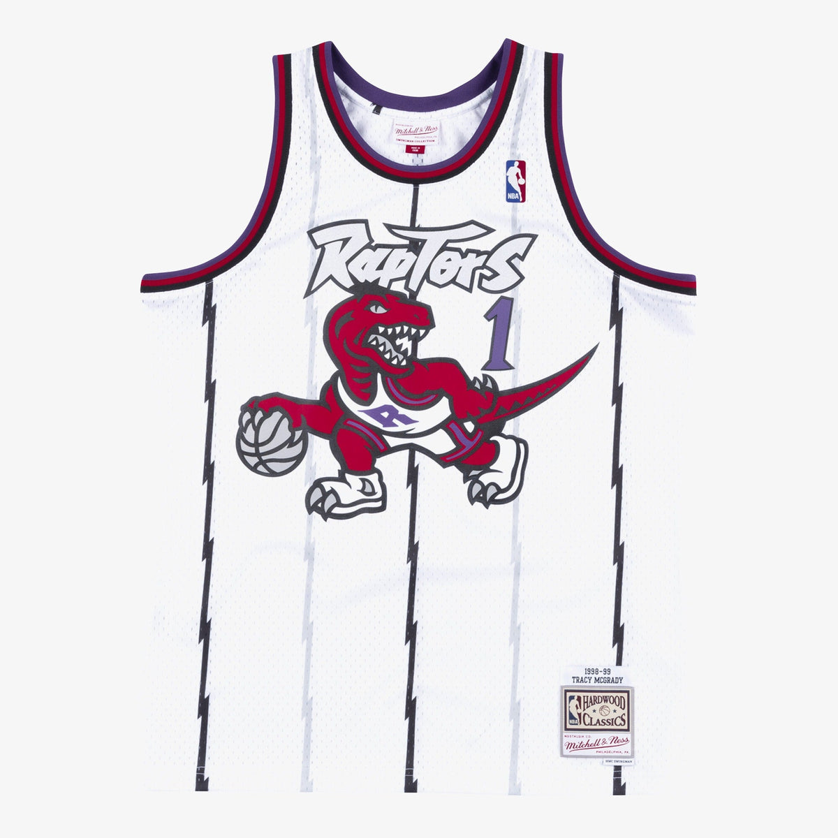Toronto Raptors Mitchell & Ness Swingman Jersey Tracy McGrady 1998-99 product image 2, provided for visual reference and