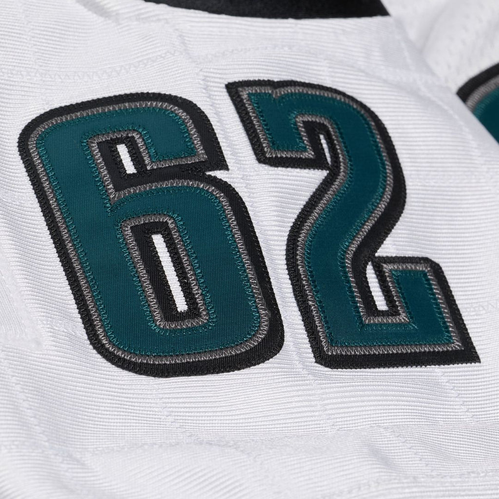 Philadelphia Eagles Jason Kelce Mitchell & Ness White 2011 Authentic Throwback Jersey product image 10, provided for visual