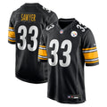 Pittsburgh Steelers Jack Sawyer Nike Black Team Game Jersey product image 1, provided for visual reference and product