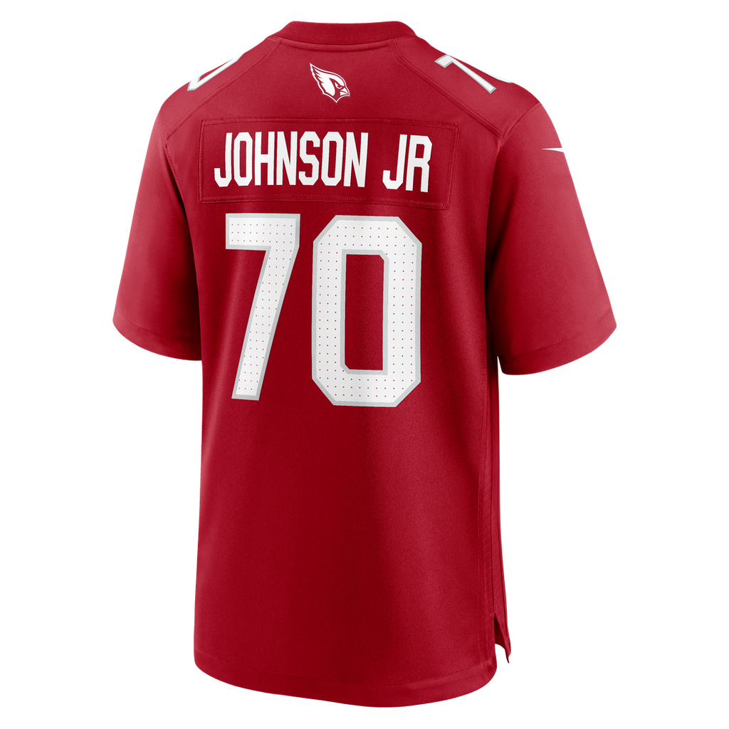 Arizona Cardinals Paris Johnson Jr. Nike Cardinal Game Jersey product image 3, provided for visual reference and product